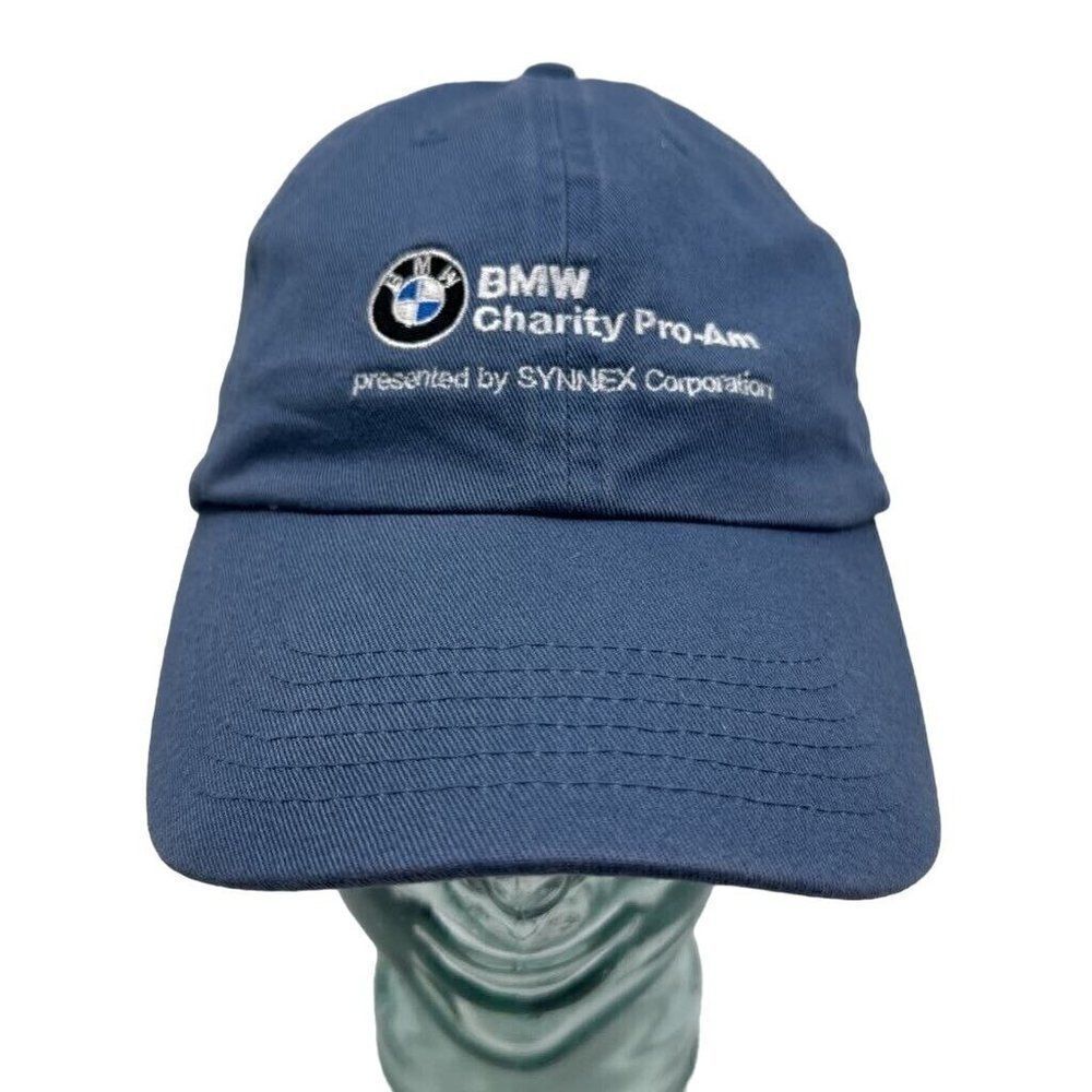 BMW Charity Pro-Am Baseball Cap Mens OS Navy Blue Excellent Embroidered Hat